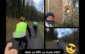 Une St-Valentin courageuse pour quelques cyclos !